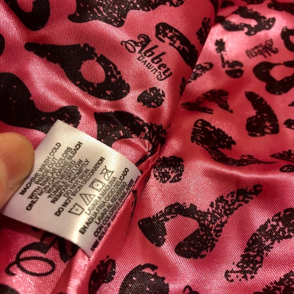 New Avril Lavignes Abbey Dawn Leather Biker Jacket - Picture 8 of 12